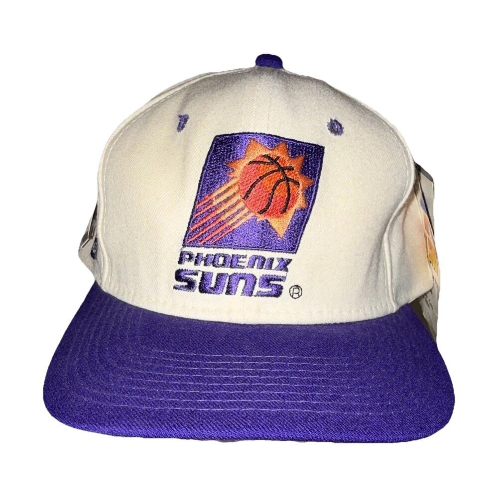 VTG~1992 Sports Specialties 100% WOOL Phoenix Suns NBA Cap Hat Size 7 1/4~w Tags